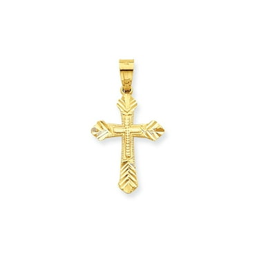 Jewels By Lux 14K Yellow Gold 21x14.5mm Cross Pendant Jewels By Lux 14K Yellow Gold 21x14.5mm Cross Pendant
